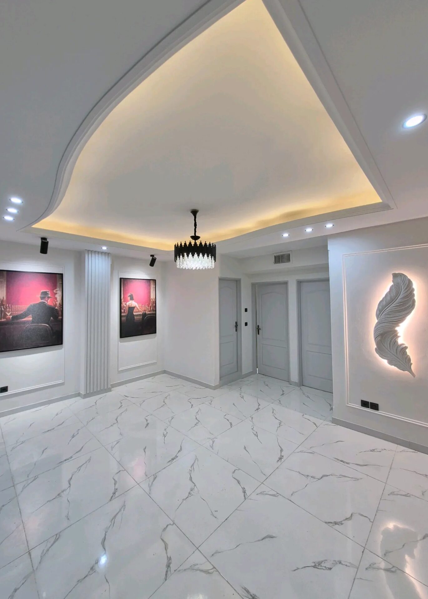 دیزاین لاکچری و خوش نقشه/پارکینگ سندی/اندیشه فاز۱